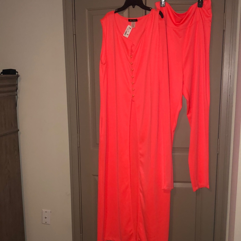 2 Piece Pants and Long Sleeveless